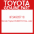 Genuine Toyota 8724535710 Hose, water