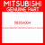 Genuine Mitsubishi 5835A004 W/strip,b/dr opening