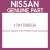 Genuine Nissan 1701795F0A Cover-fuel pump