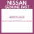 Genuine Nissan 964203JA0A Cover-sunvisor