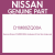 Genuine Nissan D1M80ZQ00A Hardware kit-front disc brake pad