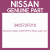 Genuine Nissan 345572F010 Bush-supt rod,f