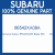 Genuine Subaru 86542XA08A Blade 500        lhd