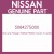 Genuine Nissan 508427S000 Cover-fr,under