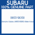 Genuine Subaru 09551B050 Water hose