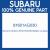 Genuine Subaru 81601AG030 Battery ca assy