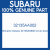 Genuine Subaru 32135AA002 Cover-dust