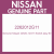 Genuine Nissan 22620-12G11 Switch assy thr