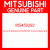 Genuine Mitsubishi MS450292 Screw,radiator grill