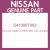 Genuine Nissan D41000T092 Cup kit-brake