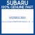 Genuine Subaru 65258SC000 Molding r qtr    rh