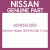 Genuine Nissan 38343AD300 O ring