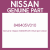 Genuine Nissan 848405V010 Bumper b/door