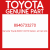 Genuine Toyota 89467-33270 Sensor, air fuel ratio