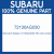 Genuine Subaru 72130AG030 Htr core compl