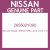 Genuine Nissan 265502Y090 Lamp comb rr,rh