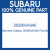 Genuine Subaru 26296VA040 Pad kit