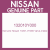 Genuine Nissan 13201-0Y000 Valve-intake