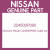 Genuine Nissan 224500P090 Cable set