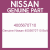 Genuine Nissan 4005670T10 Bolt