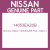 Genuine Nissan 14053EA20B Pipe - water, o