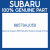 Genuine Subaru 86579AJ050 Rubber single 475uni