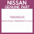 Genuine Nissan 7680206J00 Fin-rr plr,rh