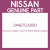 Genuine Nissan 24427CA000 Beam battery