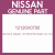 Genuine Nissan 12120V0700 Bush con rod