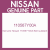 Genuine Nissan 110567Y00A Bolt substant