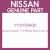 Genuine Nissan 1113150A00 Seal-oil pan re