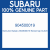 Genuine Subaru 904500019 Screw tap tru3x8