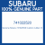 Genuine Subaru 741022520 Cushion rubber rrh