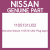 Genuine Nissan 1105131U02 Plug taper