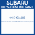 Genuine Subaru 91174SA005 Ornament assy f  six