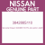 Genuine Nissan 384288S110 Pin-lock,pinion shaft