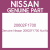 Genuine Nissan 20602F1700 Nut fix