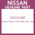 Genuine Nissan 132312Y865 Lifter-valve