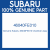 Genuine Subaru 46040FE010 Chamber assy