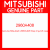 Genuine Mitsubishi 2960A408 Snap ring,m/t case