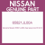 Genuine Nissan 65821JL00A Seal assy-hood front lh