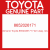 Genuine Toyota 8652026171 Horn assy, low