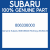 Genuine Subaru 806336000 Roll brg-36x80x29