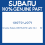 Genuine Subaru 93073AJ070 Letter mk r      36r