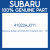 Genuine Subaru 41022AJ011 Cushion rub f    h6