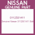 Genuine Nissan 0112501411 Bolt