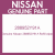 Genuine Nissan 288952Y91A Refill wiper