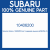 Genuine Subaru 10406200 Болт передней крышки ej20b/25b (3)