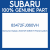 Genuine Subaru 83472FJ060VH Panel switch