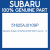 Genuine Subaru 51625AJ0109P Brkt f sus cp    lh